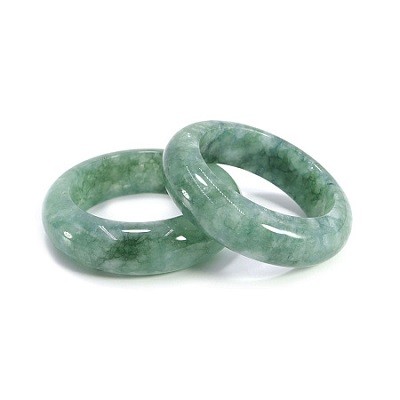Кольцо из камня Зеленый авантюрин d-18мм