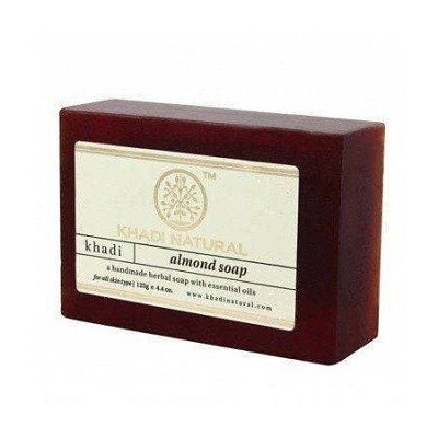 Купить Мыло ручной работы Миндаль Кхади (Khadi Almond soap) 125г.