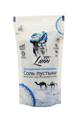 Соль Пустыни Обогащенная Минералами Зимний Сбор 500г/Lunn Desert Salt Mineral Rich Winter 500g
