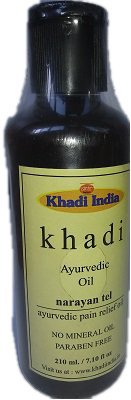 Кхади Нараян тел. Аюрведическое масло для облегчения боли 210мл.Khadi Ayurvedic oil Narayan tel