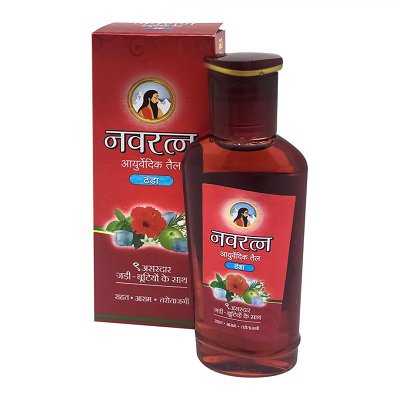 Купить Масло против выпадения волос Navratna Oil, Himani (Навратна, Нихани), 100 мл