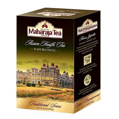 Чай черный Махараджа Ассам Здоровье 100г/ Maharaja Tea Assam Health Leaf 100g 