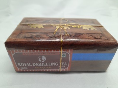 Чай в деревянной шкатулке Королевский Дарджилинг / Royal Darjeeling Tea 50 гр