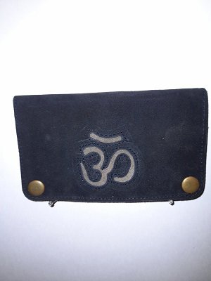 индийский кошелек из замши 16*9см.