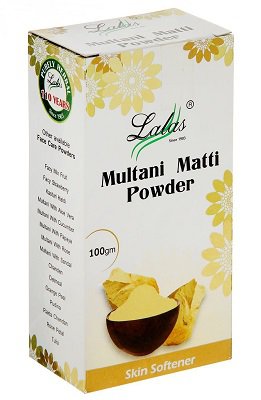 Купить Маска-убтан (глина) для лица Multani Matti Powder, Lalas, 100 гр