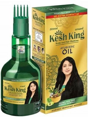Аюрведическое масло для поврежденных волос Кеш Кинг (Kesh King Scalp and Hair Medicinal Ayurvedic Oil ), 100мл