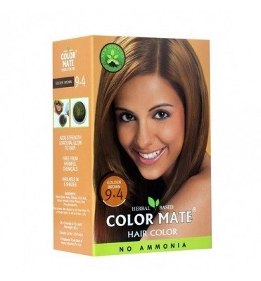 Купить Color Mate Hair Color Golden Brown 9.4 no Ammonia (5pcs*15g) / Краска для Волос Цвет Золотисто-Коричневый Тон 9.4 без Аммиака (5шт*15гр)