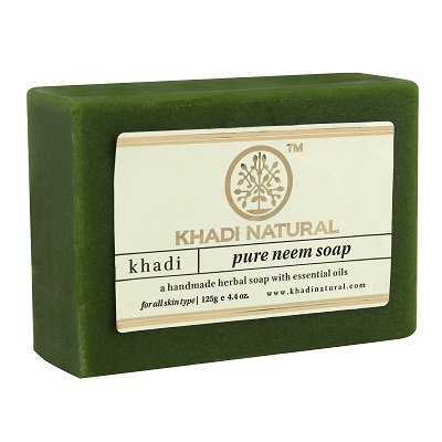 Мыло ручной работы Khadi PURE NEEM SOAP/Кхади мыло "Ним"125гр.