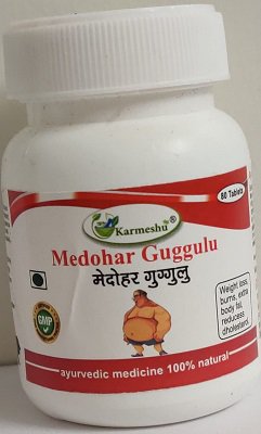 Купить Медохар Гуггул Кармешу (Medohar Guggul Karmeshu) 80 таб 500 мг 