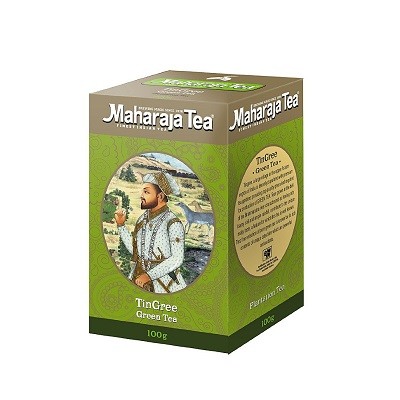Купить Чай Зеленый Ассам Тингри 100г / Maharaja Tea Assam TinGree Green Tea 100g