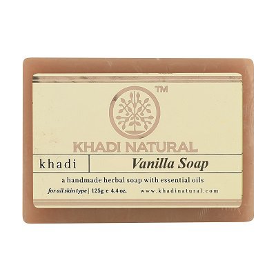 Мыло ручной работы Khadi Vanilla SOAP/Кхади мыло "Ваниль"125гр.