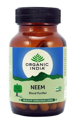 Ним Органик Индия (Neem Organic India), 60 вегетарианских капсул
