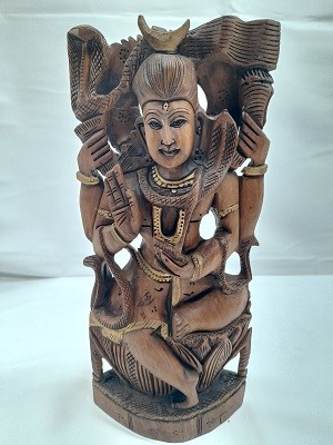 Статуэтка из дерева ручной работы"Шива". 26*5*12см.