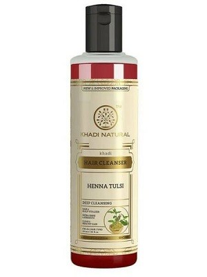 Шампунь для волос Хна Тулси Кхади Натурал (Khadi Natural Henna Tulsi Hair Cleanser)