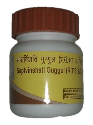Саптвиншати Гуггул, лечение болезней суставов, 40 таб, Патанджали; Saptvinshati Guggul, 40 tabs, Patanjali