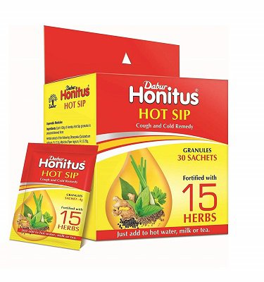 Купить Хонитус противопростудный напиток (Honitus HOT SIP) Dabur, 4 гр.