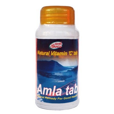 Купить AMLA tab., Shri Ganga (АМЛА, антиоксидант, Шри Ганга), 200 таб.