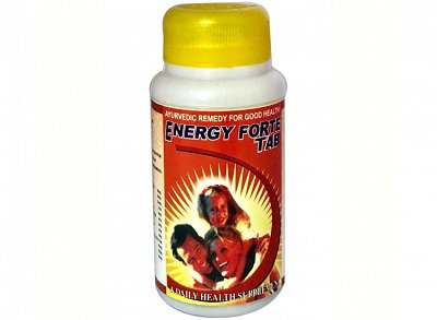 Энерджи Форте: витаминный комплекс (100 таб), Energy Forte Tab, произв. Shri Ganga Pharmacy