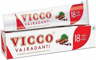 Купить Зубная паста Викко Ваджраданти, 18 трав (Vicco Vajradanti Toothpaste), Vicco, 100г