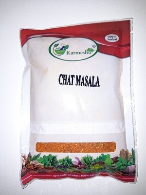 Купить Смесь специй для салатов пакет | Chat masala | 100 г | Karmeshu