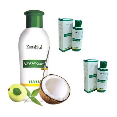 Масло для волос Кешьям, 100 мл, производитель Коттаккал Аюрведа; Keshyam Oil, 100 ml, Kottakkal Ayurveda