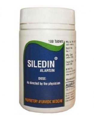 Силедин, от бессонницы и головной боли, 100 таб, производитель Аларсин; Siledin, 100 tabs, Alarsin