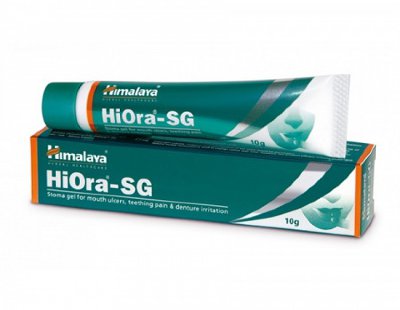 Стоматологический фитогель Хиора-СГ, 10 г, производитель Хималая; Hiora-SG, 10 g, Himalaya