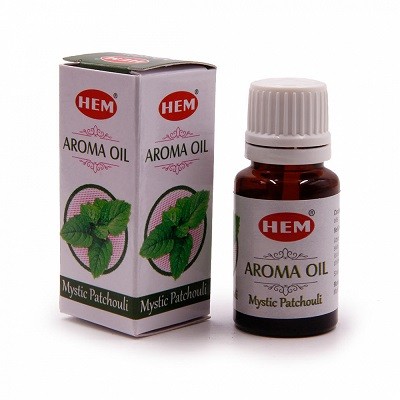 Купить HEM Aroma oil Mystic PATCHOULI (Ароматическое масло, Мистический ПАЧУЛИ, Хем), 10 мл. 