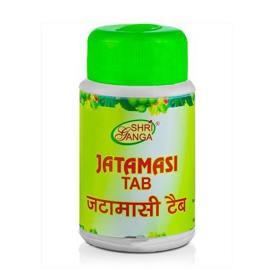 Джатаманси, помощь нервной системе, 60 таб, производитель Шри Ганга; Jatamasi Tab, 60 tabs, Shri Ganga
