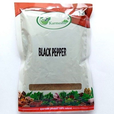 Купить Перец черный молотый пакет | Black pepper powder | 100 г | Karmeshu