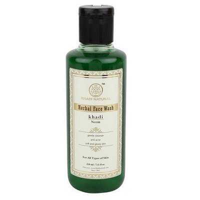 Купить Гель для умывания Ним, 210 мл, производитель Кхади; Neem Herbal Face Wash, 210 ml, Khadi