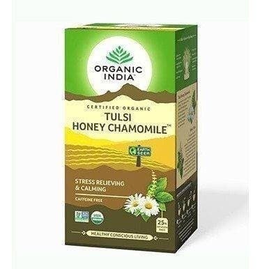 Чай Тулси с Медом и Ромашкой Органик Индия (Tulsi Honey Chamomile Organic India) 25 пакетиков