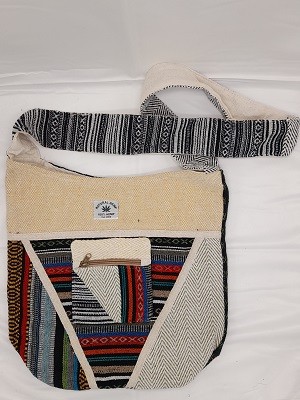 сумка из гобеленовой и конопляной ткани.35*35см. Производство Непал; Backpack Pure Hemp