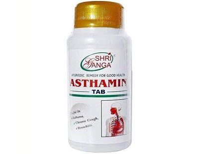 Купить Астамин Шри Ганга, против аллергии (Asthamin Shri Ganga), 100 таблеток