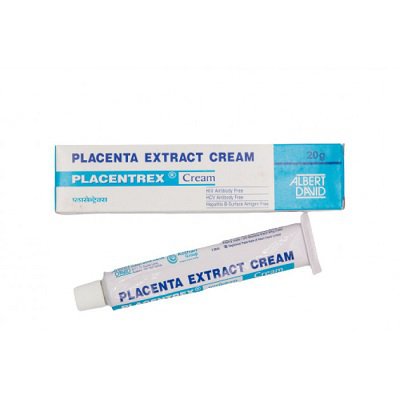 Купить Плацентрекс омолаживающий крем, Placenta Extract Cream, Albert David, 20g