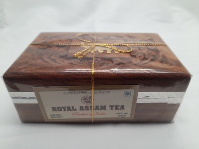 Чай в деревянной шкатулке Королевский Ассам / Royal Assam Tea 50 гр