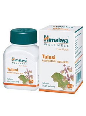Туласи, помощь при простуде, 60 таб, производитель Хималая; Tulasi, 60 tabs, Himalaya