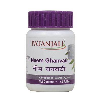 Купить Ним Гханвати, 60 таблеток, Патанджали (Neem Ghanvati Patanjali)