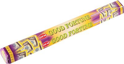 Благовония HEM "Good Fortune. Удача", 20 палочек в упаковке, шестигранник