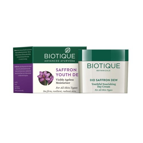 Купить Крем против морщин с шафраном "Биотик", 50 грамм (Biotique Bio Saffron dew)