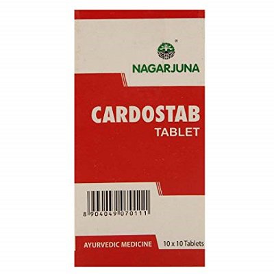 Купить CARDOSTAB tablet, Nagarjuna (КАРДОСТАБ при гипертонии и аритмии, Нагарджуна), 100 таб.