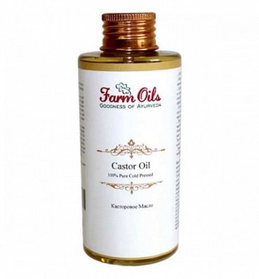 Касторовое масло холодного отжима, Castor Oil Cold Pressed (Farm Oils, Фарм Оилс), 150 мл. 