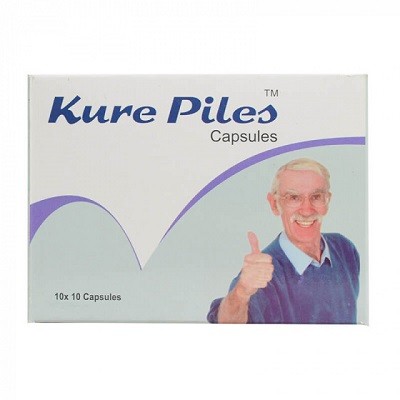 Кюр Пайлс (100 кап), Kure Piles Capsules, произв. WinTrust Pharmaceuticals