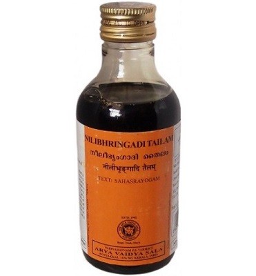 Нилибхрингади Тайлам, масло для волос (Nilibhringadi Tailam), Kottakkal, 200мл