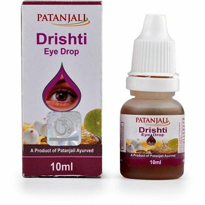 Глазные капли Дришти, 10 мл, Патанджали; Drishti eye drop, 10 ml, Patanjali