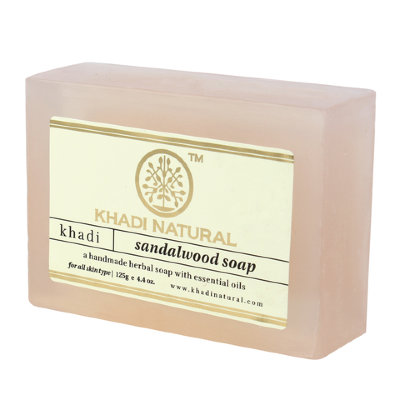Натуральное мыло Khadi SANDAL WOOD SOAP / Кхади мыло "Сандаловое дерево" 125 гр.
