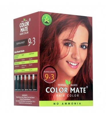 Color Mate Hair Color Burgundy 9.3 no Ammonia (5pcs*15g) / Краска для Волос Цвет Бургунд Тон 9.3 без Аммиака (5шт*15гр)