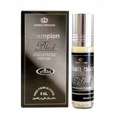 масляные духи ЧЕМПИОН БЛЭК Аль-Рехаб 6 мл. Al-Rehab Concentrated Perfume CHAMPION BLACK