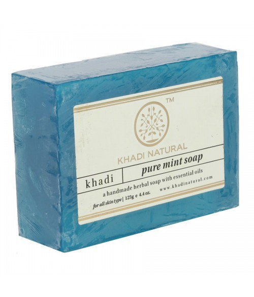 Купить Мыло ручной работы Кхади Мята Khadi Mint 125гр.