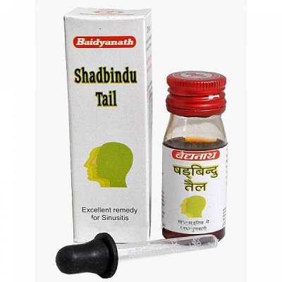 Шадбинду Таил: капли для носа (25 мл), Shadbindu Tail, произв. Baidyanath